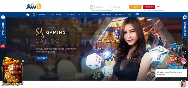 Tham gia casino trực tuyến tại AW8 mang đến trải nghiệm tuyệt vời