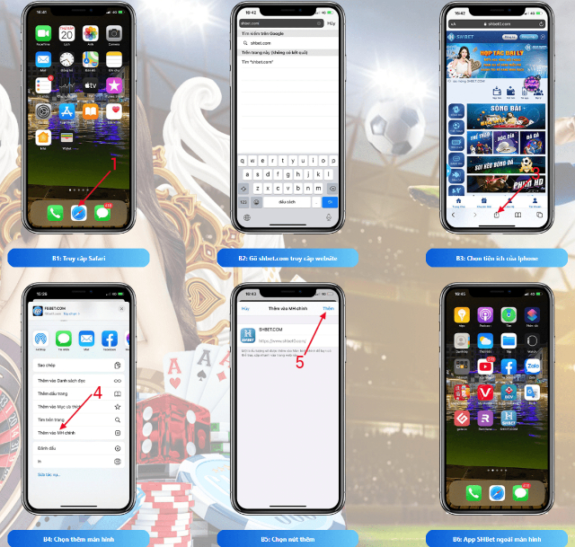 Bạn có thể cài app nhà cái SH trên Iphone